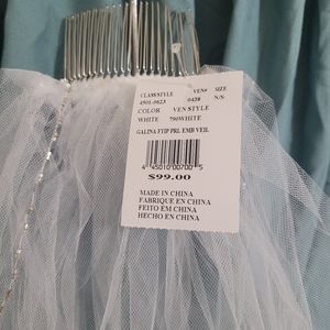 David's Bridal Beaded Veil